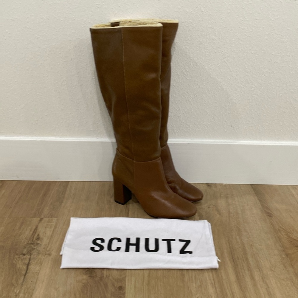 NEW Women’s Schutz Leather Narrow Width Bonita Knee High Boots